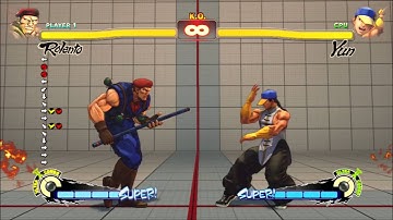 Ultra Street Fighter IV Rolento EX Stinger to Heavy Mekong Delta Air Raid Tutorial