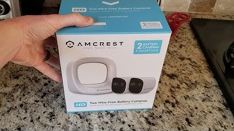 Amcrest Home Security Camera System Battery Powered Wireless Outdoor 1080P Night Vision 2-Way Audio