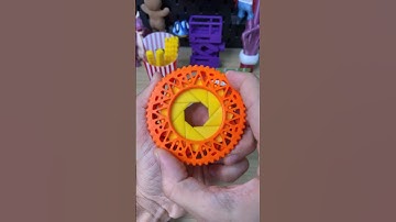 3D Printed 8 Sliders Fidget Iris | Best Mechanical Things to 3D Print