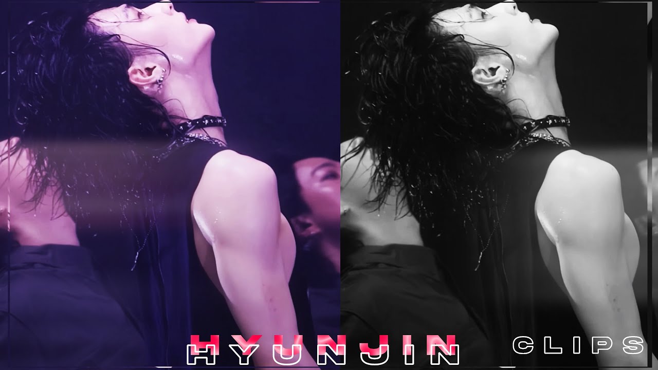 hyunjin hot concert editing clips | scenepack
