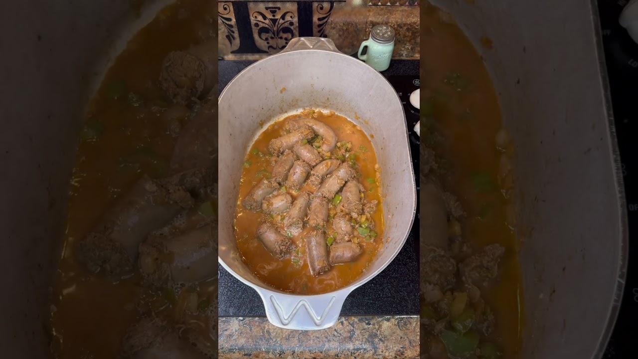 Fresh Sausage Rice and Gravy 