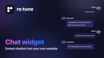 (Outdated) Embed chatbot widget into your website using retune
