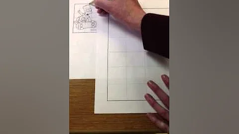 Enlarging with a grid