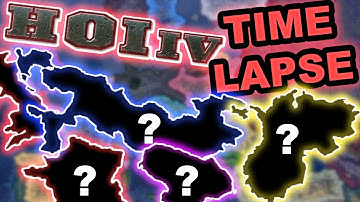 What Happens If We Bring 4 Random Formables to 1936? | Hearts of Iron 4 AI Only Timelapse