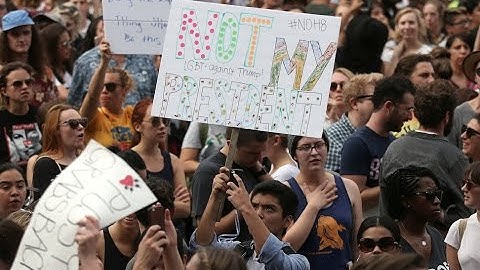 Tens of thousands protest Trump victory