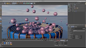 Making Obejct with Tracer using Emitter Dynamic in Cinema 4D R16 Tutorial