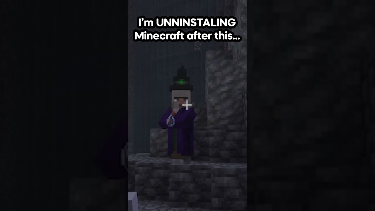 im UNINSTALLING minecraft after this…
