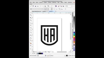 HA logo design grid logo Adobe corel draw#graphicdesign#viral#shorts#coreldraw#youtubeshort