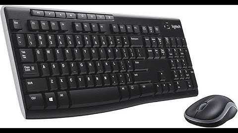 Logitech MK270 Wireless Keyboard And Mouse Combo For Windows, 2.4 GHz Wireless, Compact Mouse