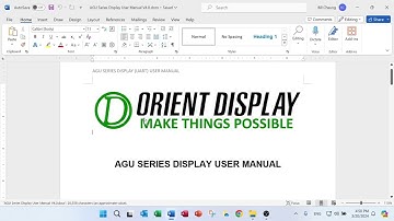 AGU Tutorial 2.4  Burn Bin File into Display