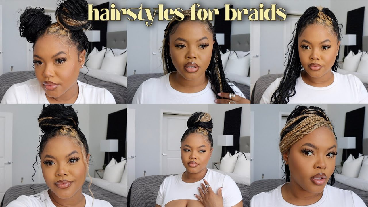 6 EASY Ways to Style Boho Knotless Braids in UNDER 10 Minutes