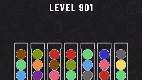 Ball Sort Puzzle Level 901 #ballsortpuzzle #ballsortpuzzlegameplay #puzzlegame #mobile games