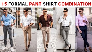 Best Formal Outfits for Men 2024 | Shirt and Pant Combos