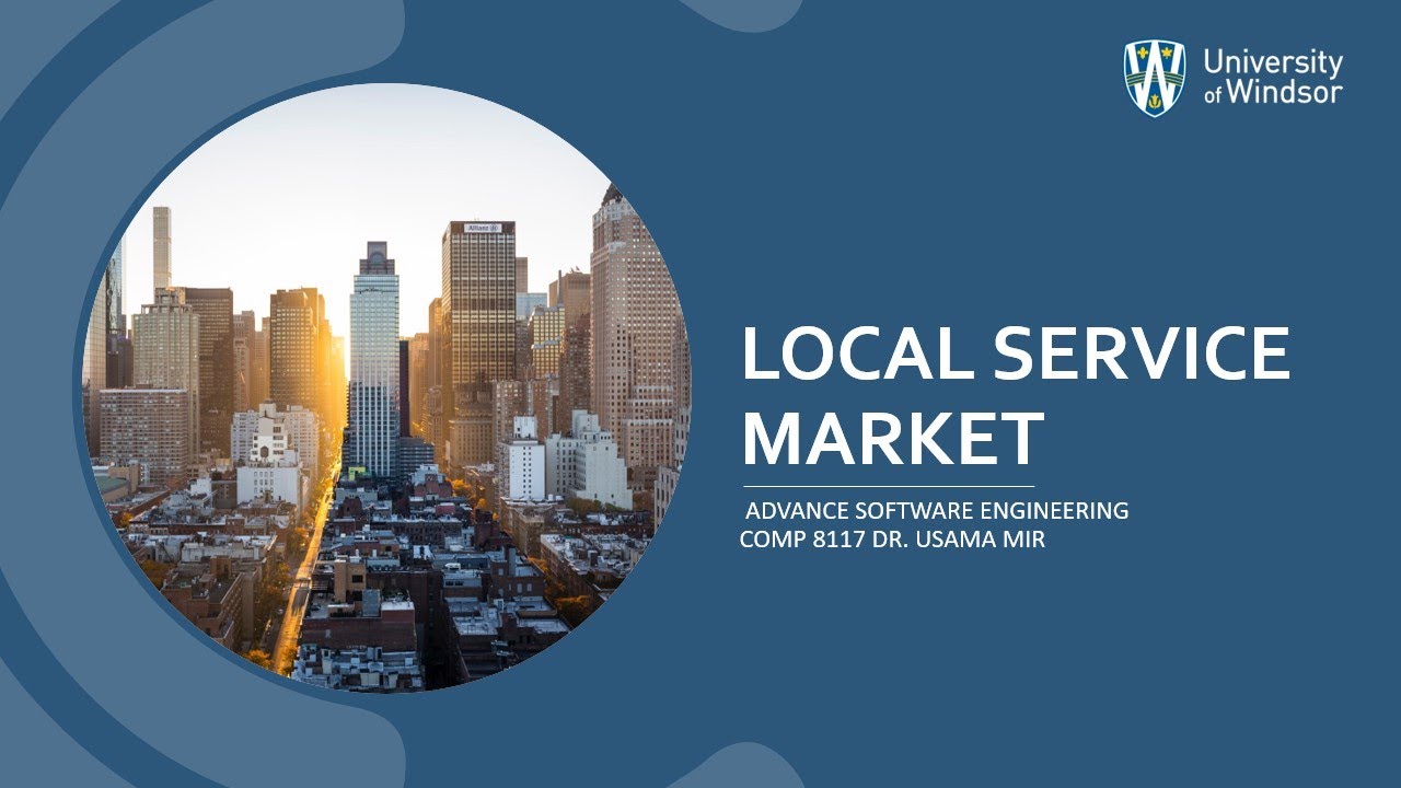 AR Functionality | Local Service Market | ASE Project | MAC | Fall 2021 | University of Windsor