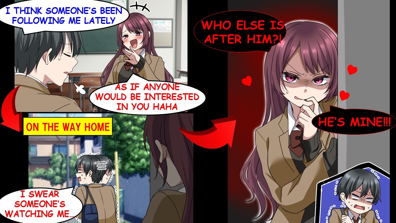 Самая горячая девушка в классе преследовала меня, хотя я был очень непопулярен. [Манга Дубляж][Ро...