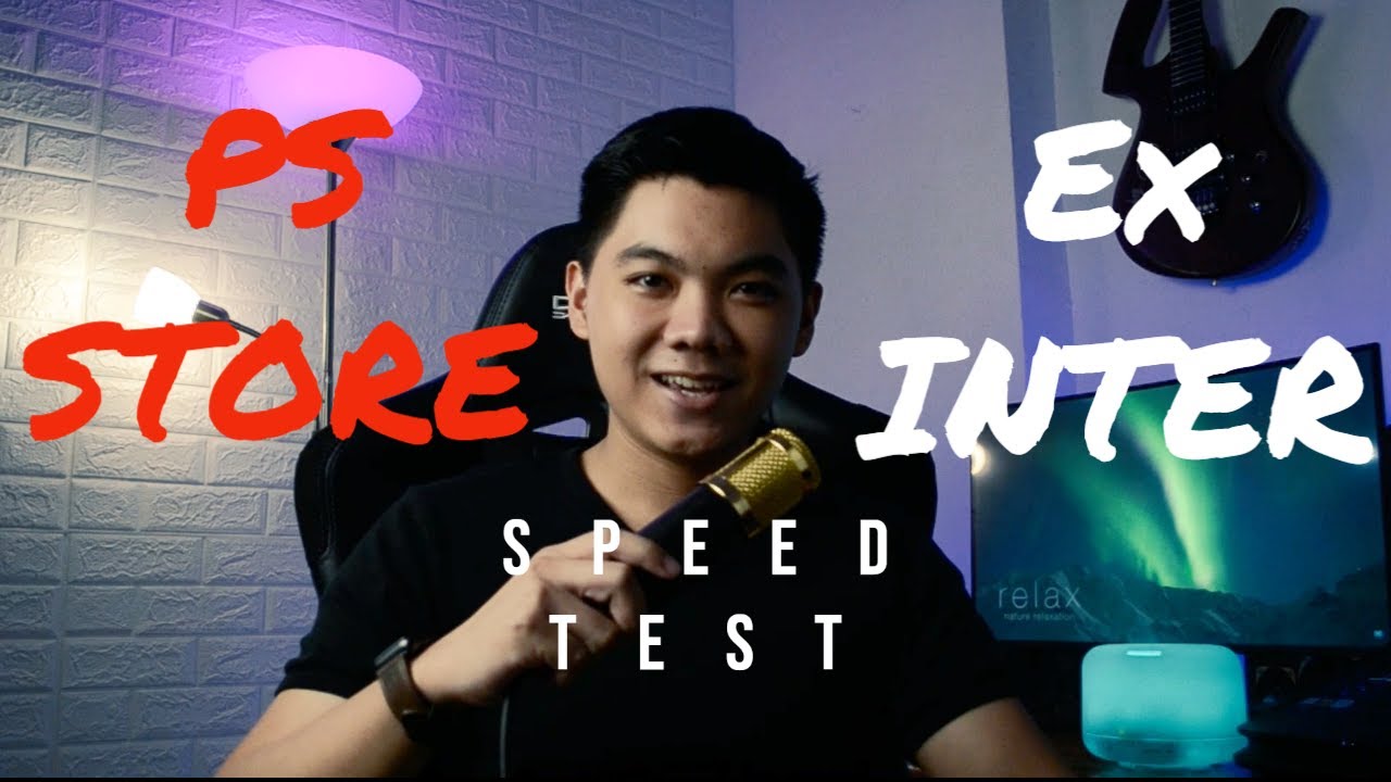 iPhone PS STORE VS iPhone EX INTER (Speed Test) - YouTube