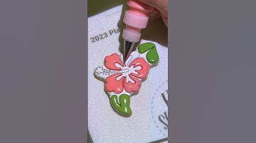 Perfect Puffy Icing with No Craters | cookie decorating with royal icing #cookiedecorating