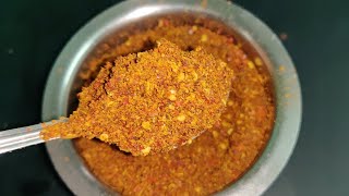 karam podi in Telugu - karam podi for idli - idli karam podi in Telugu - karam podi for balinta