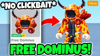 *100% REAL* HOW TO GET FREE DOMINUS BOMBASTIC IN ROBLOX!! FREE LIMITED UGC  SPIN FOR FREE UGC!