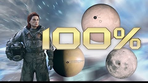 Starfield 100% Survey Luna, Earth, and Venus!