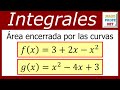 ÁREA ENTRE CURVAS - Ejercicio 2