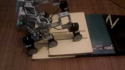 Bioloid 6x6, a tougher test