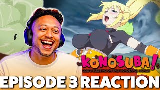 CABBAGE ATTACK! KonoSuba Episode 3 REACTION
