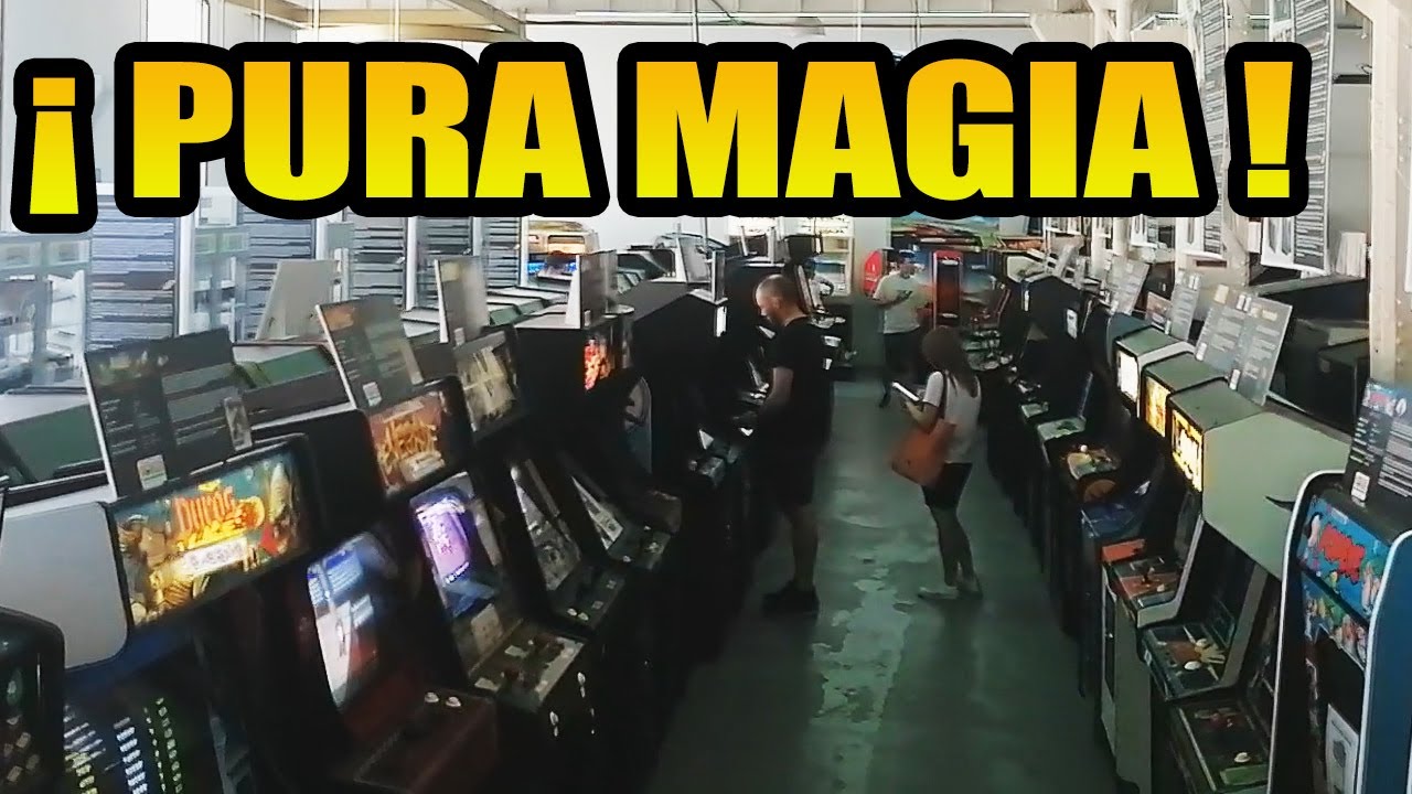 Retrocediendo 35 años atrás, PURA MAGIA jugar esas maquinas recreativas en MUSEO ARCADE VINTAGE IBI