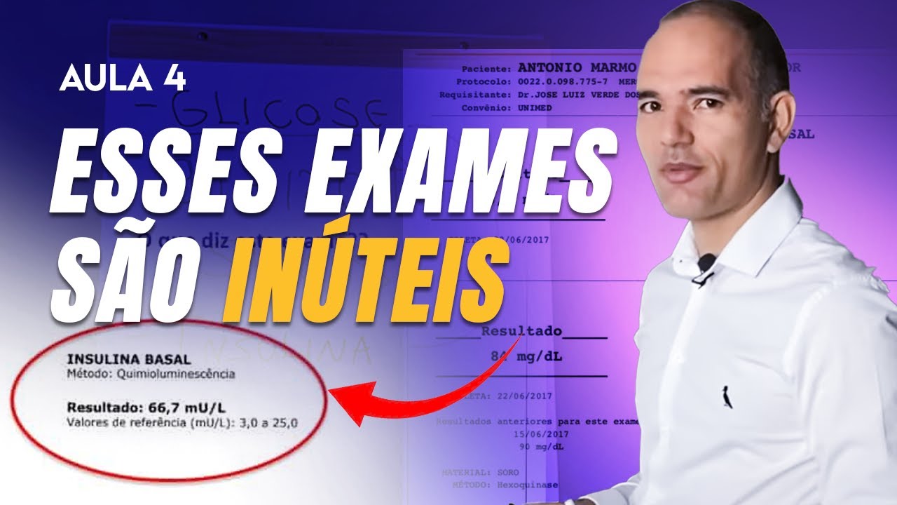 DIABETES: OS EXAMES QUE REALMENTE IMPORTAM (E 2 que são inúteis) - Dr Turí Souza | | Aula 4