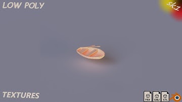 Boat with oars(part 2) | CGTrader