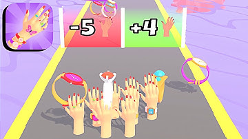 Hand Stack ​- All Levels Gameplay Android,ios (Levels 1-5)