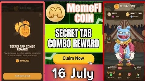 Memefi 16 july secret combo level (1-13). Memefi secret combo today #memeficoin #memeficombo