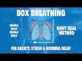 Master this Square Breathing Technique to Relieve Stress and Anxiety! With Soothing Music for Sleep