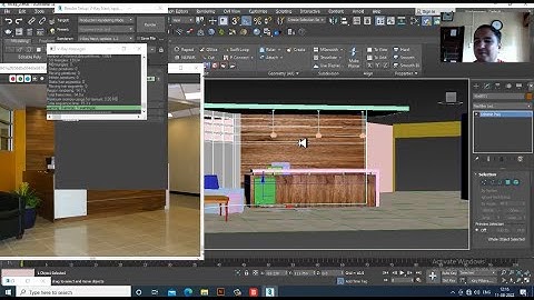 3dsMax Tutorials, Learn 3D Modeling an Office Reception Area from Scratch in 3dsmax ( Part 5)