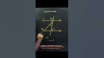 find out angle x   #angle  #geometric  #parallellinesandatransversal  #geometrychallenge #tgtpgt