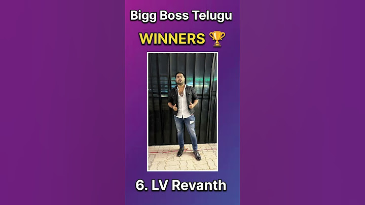 Bigg Boss Telugu Winners of All Seasons | #biggbosstelugu8 #adireddy #biggbosspromo #shorts