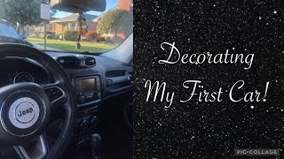 DECORATE & CLEAN MY NEW CAR WITH ME! | ItsAniyaLanai
