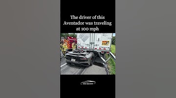 Thumbnail of Crashes Rented Lamborghini at 100 MPH!!!