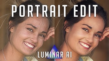 Complete Portrait Edit in Luminar - Every Portrait tool + Advanced Techniques