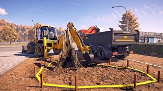 JCB 4CX  🚧 Public Works 🚧 Construction Simulator 2022 screenshot 4