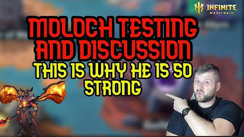 Moloch Discussion And Testing He Looks Amazing And This Is Why! - Infinite Magicraid