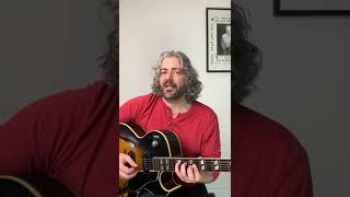 Quick Guitar Lesson - ii-V-I Johnny Smith Chordy Melody #short #chordmelody #johnnysmith