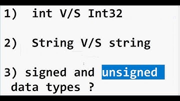 ASP.NET C# - Intro to Variables - Data Types