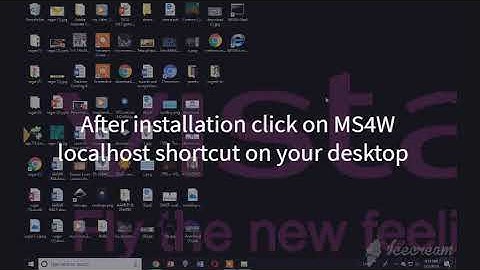 How to install MapServer on Windows MS4W