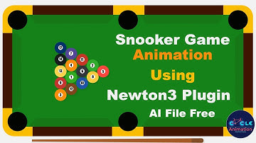 Snooker Game Animation using Newton3 Plugin in After Effects tutorials