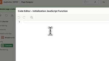 set a start and end dates of the Calendar in Oracle APEX