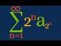 Real Analysis | The Cauchy Condensation Test
