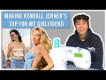 Making Kendall Jenner's Silk Top For My Girlfriend!