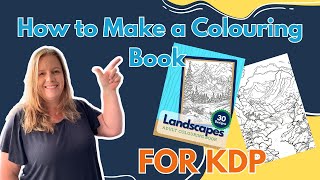 How to Make a Colouring Book for KDP | Step by Step Tutorial of My Process