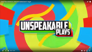 unspeakable plays intro